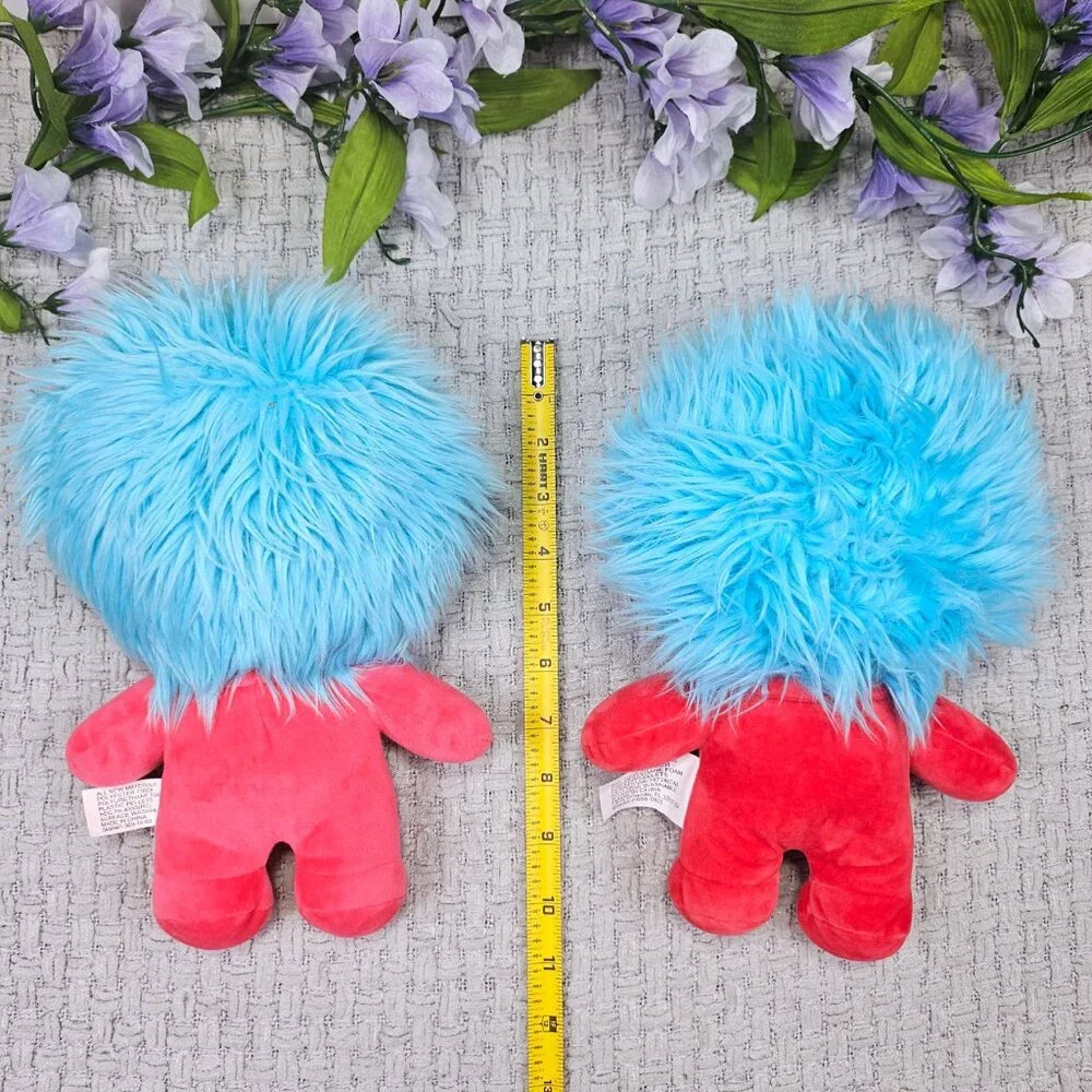 Dr. Seuss Thing 1 and Thing 2 Cat in the Hat Plush Dolls